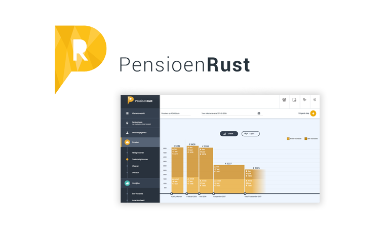 Webapplicatie voor PensioenRust (www.pensioenrust.nl)